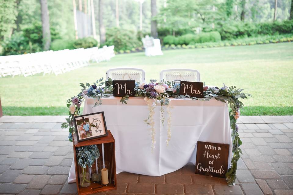 Sweetheart Table