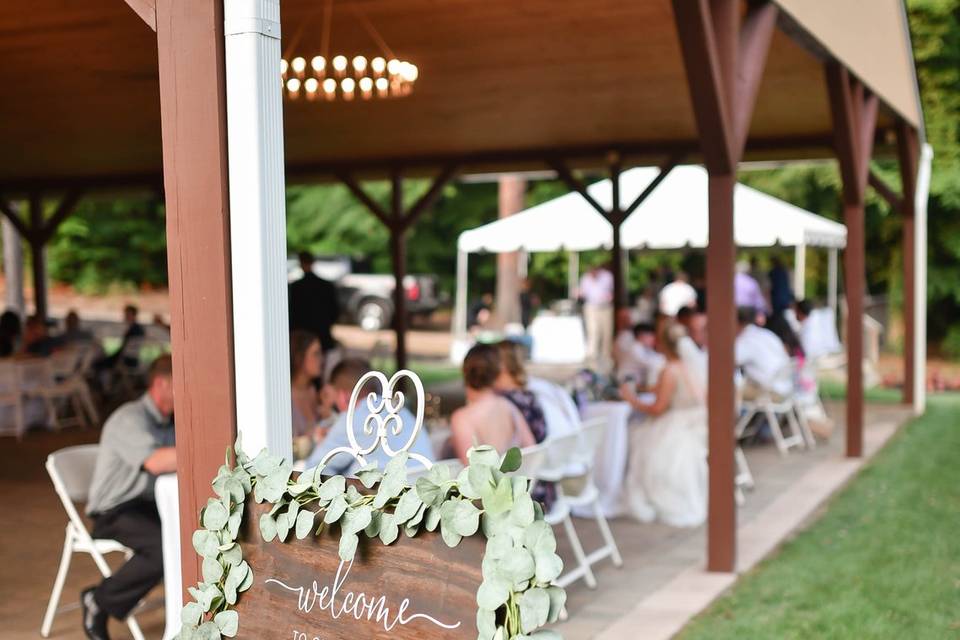 Reception Signage