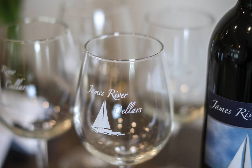 Glassware included