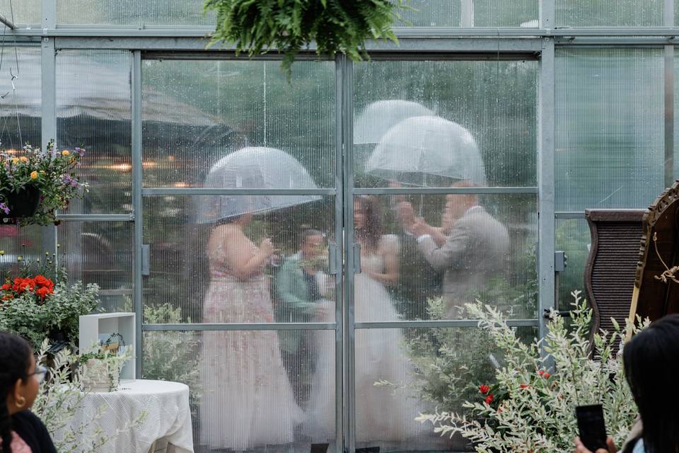 Rainy Wedding Ceremony House