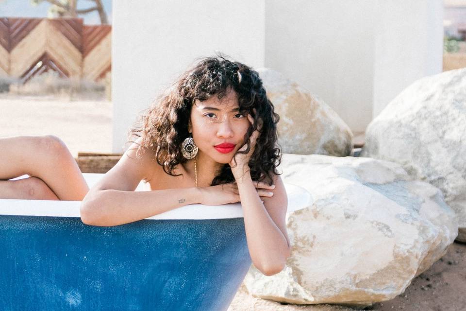 Joshua Tree desert photoshoot