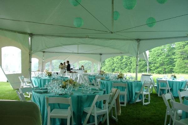 Elegant reception decor