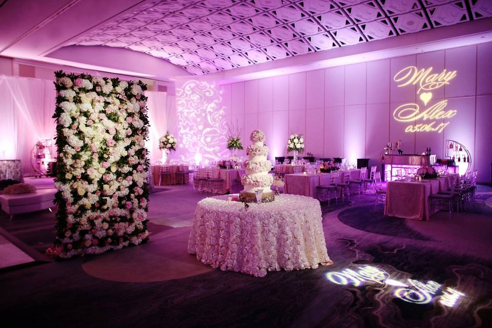 Flower Wall + Decor