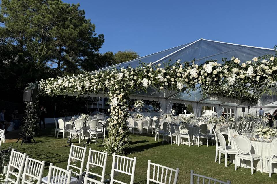 Tent entrance