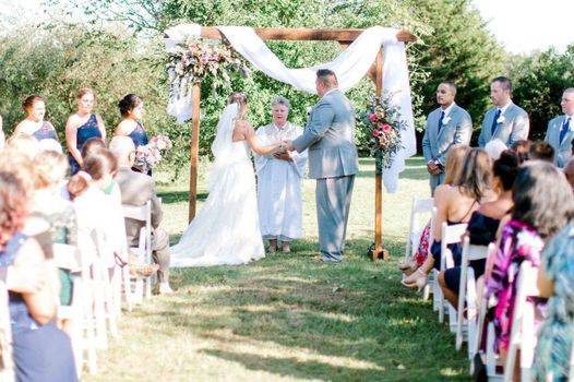 Back yard wedding