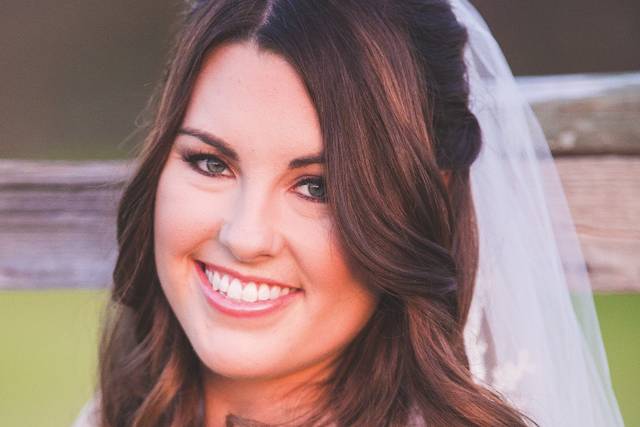 Smiling bride