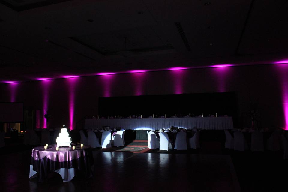 Uplighting at The Meadows, Green Bay, WI