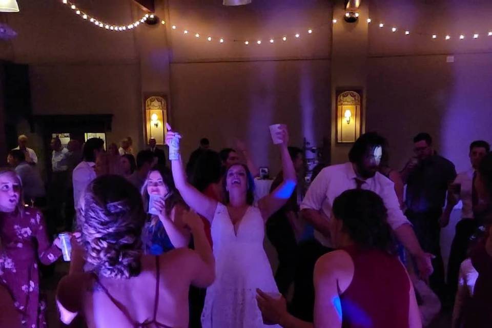 Bride Having fun