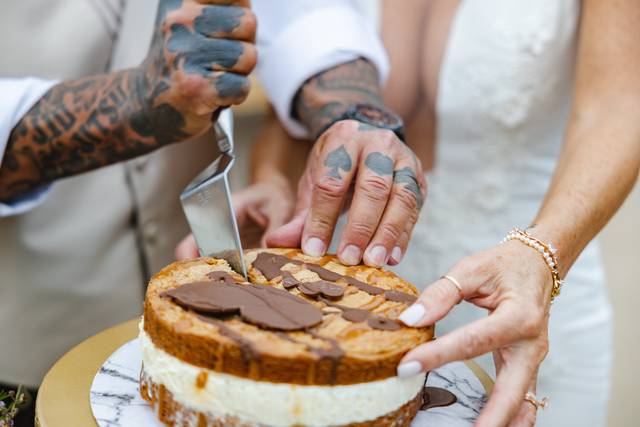 Brookie cake
