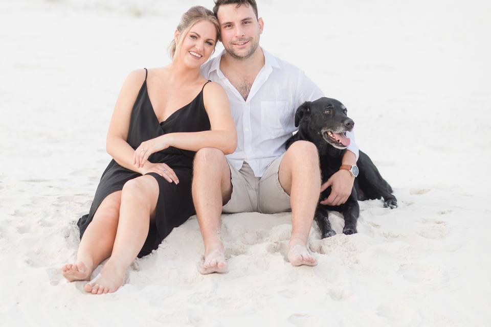 Beach wedding at the Veranda