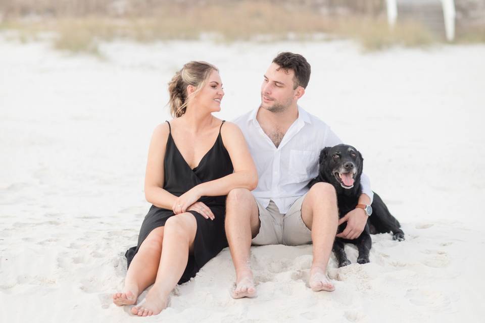 Beach wedding at The Veranda