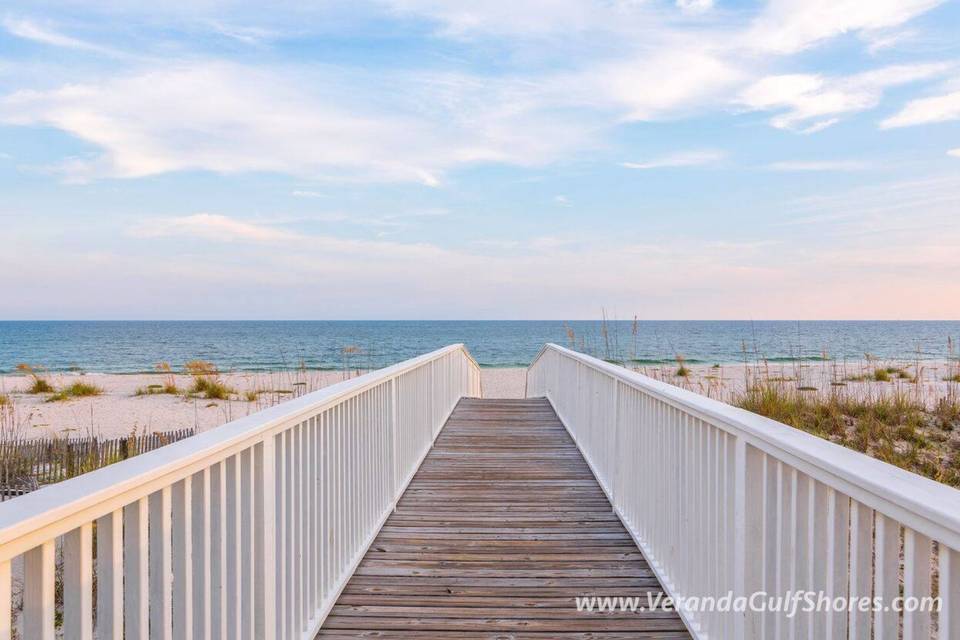 The private boardwalk