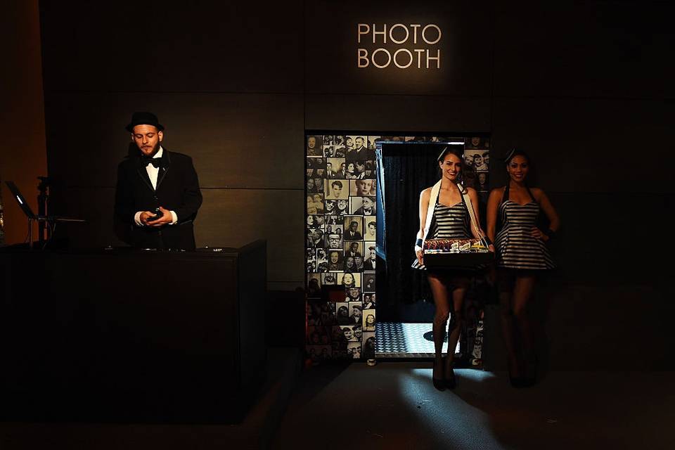 Branded booth for Vanity Fair