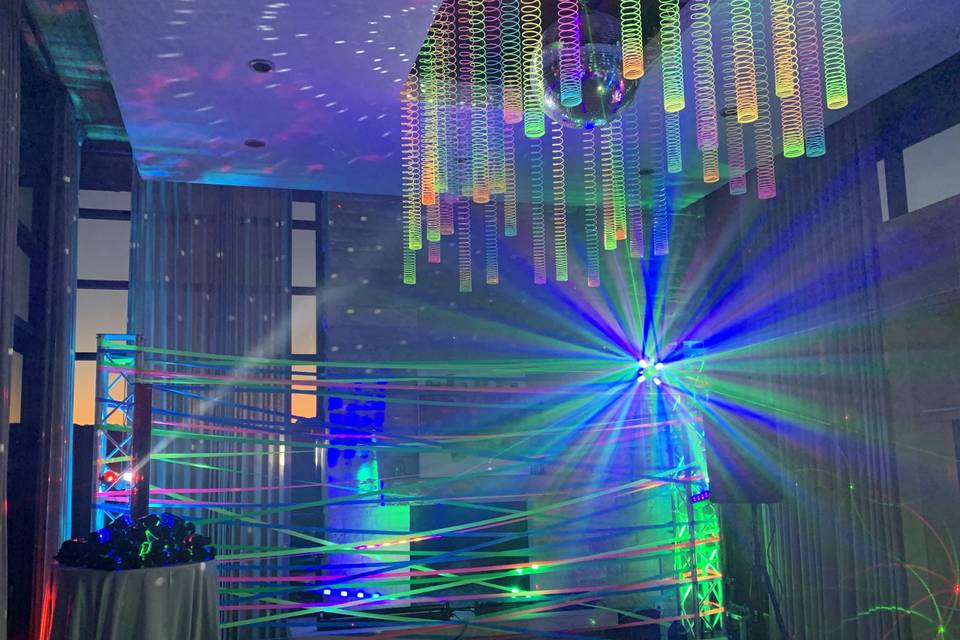 The disco dance floor
