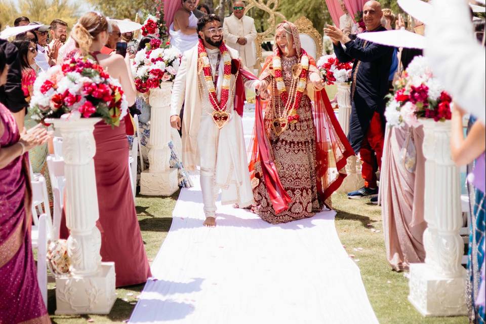 Wedding on Lagoon Lawn