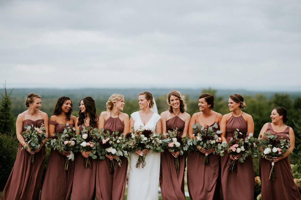 Bridal party | Photo: Amy Spirito Photography