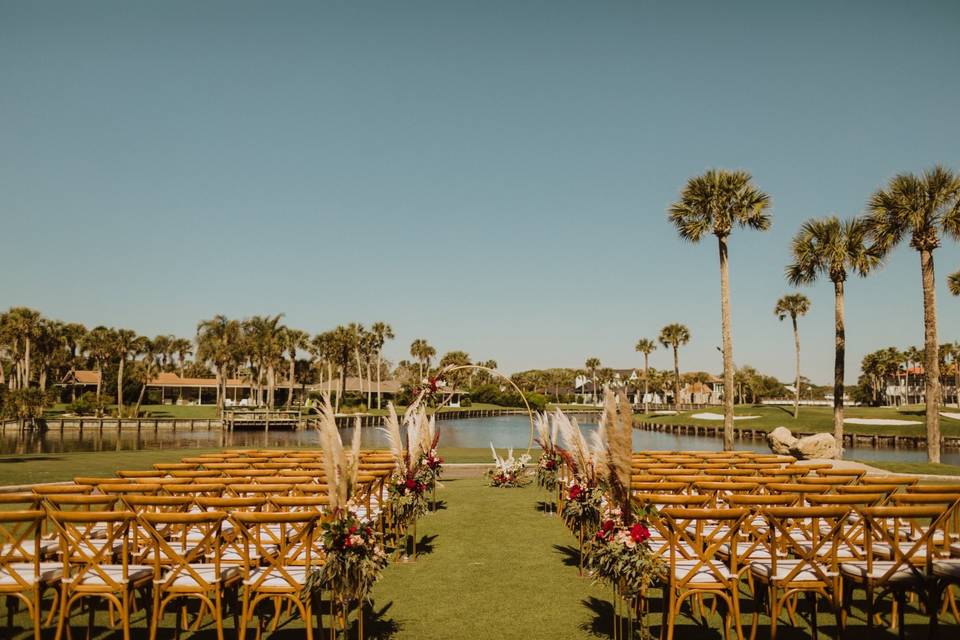 The ceremony site - Lyndsey Anne Photography