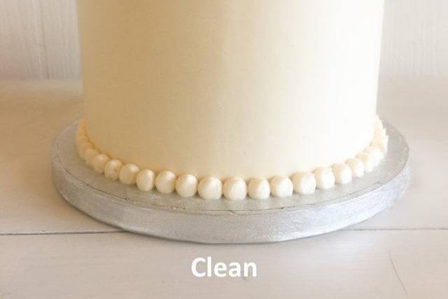 Plain wedding cake