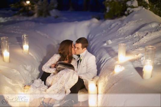 Incredible winter wedding!