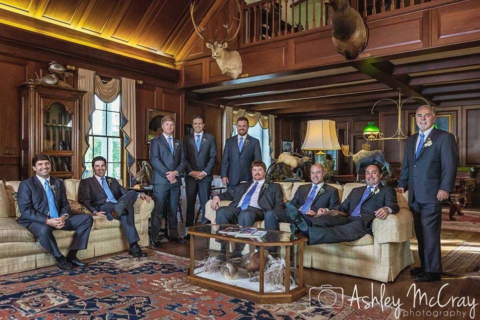 Groom and groomsmen