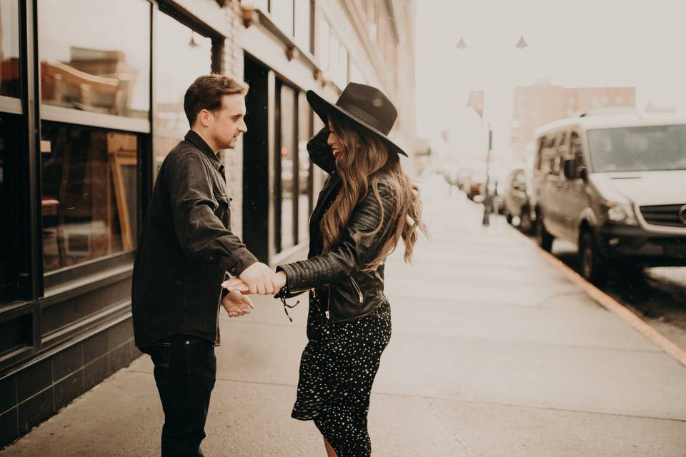 April + Dan engagements