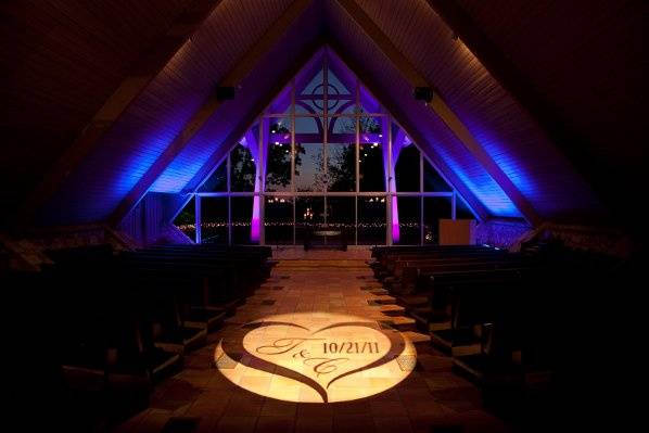 Camp Loughridge - Uplighting, Gobo Light, DJ/MC, Audio Services & Outdoor Lighting by LionsRoad.com