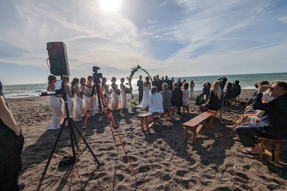 Beach ceremony