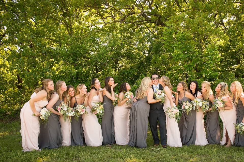 Bridal Party Fun, Sunset Ridge