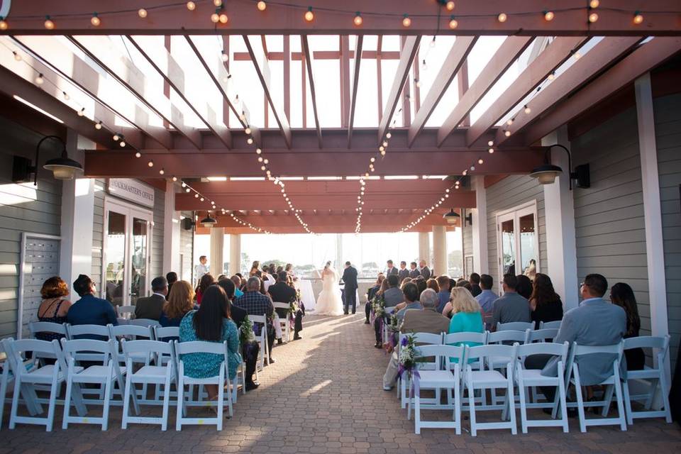 Courtyard Wedding Ceremony