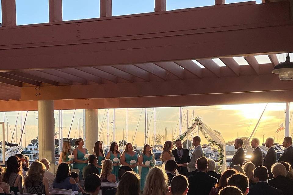 Courtyard Wedding