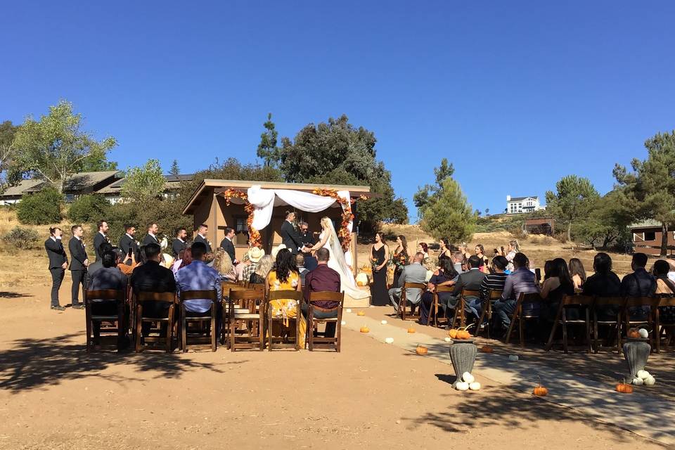 Ranch wedding