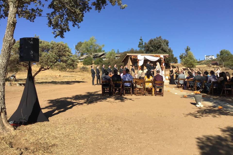 Ranch wedding