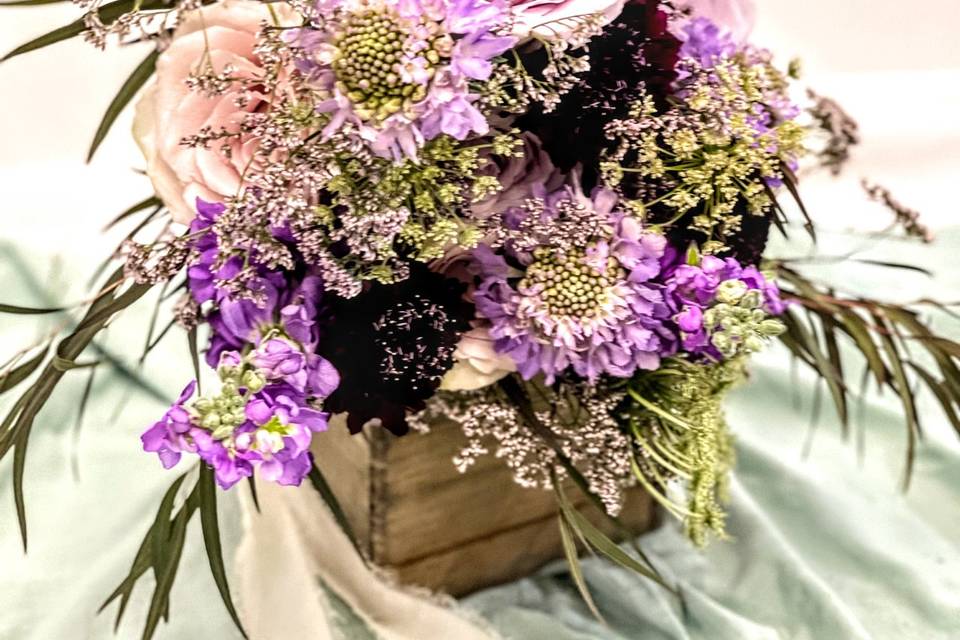 Bouquet in purple