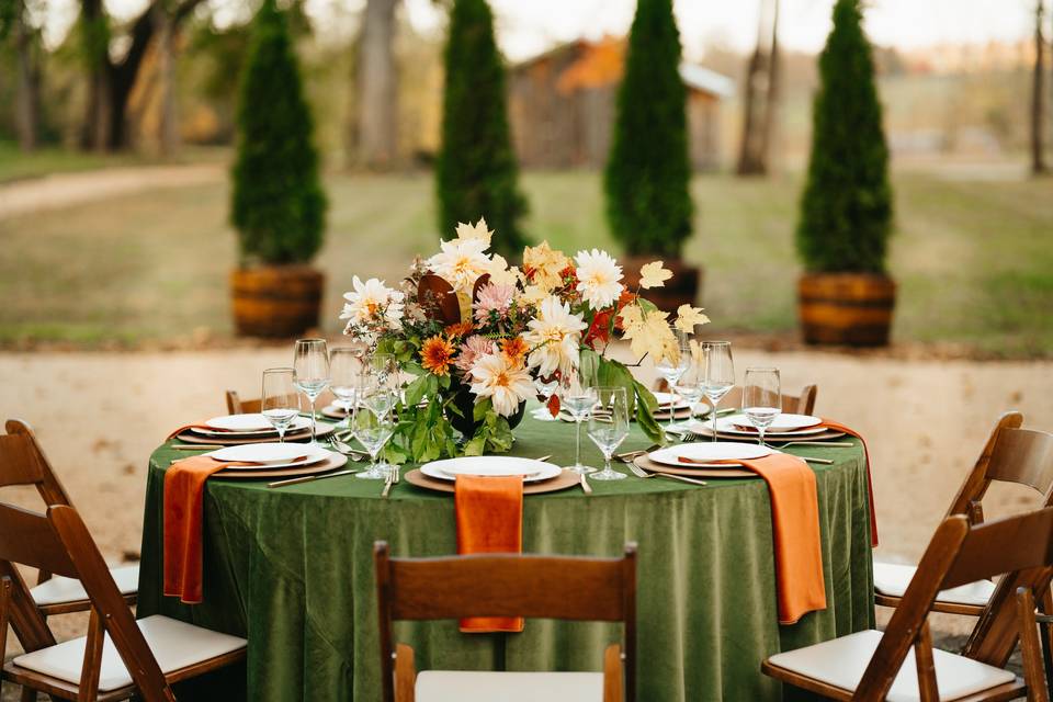 Autumn table decor