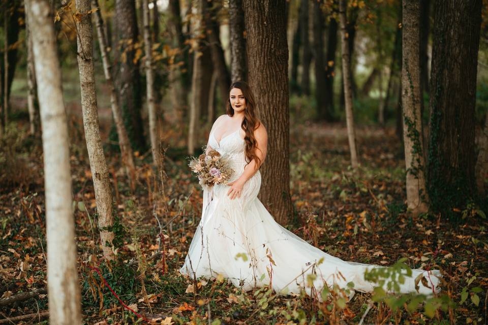 Woodland bride