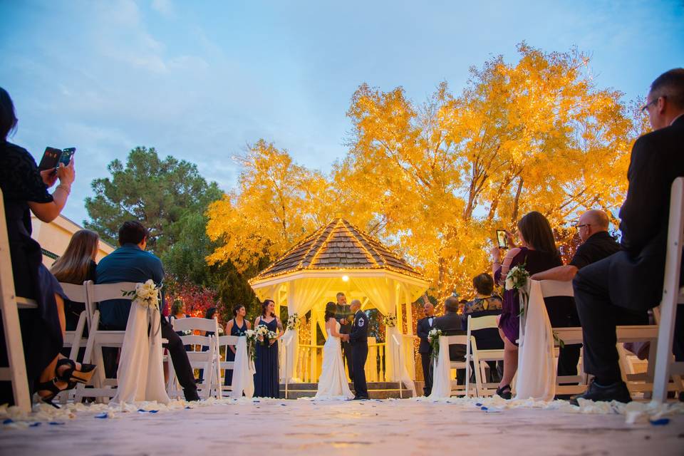 Terrace Gazebo Ceremony