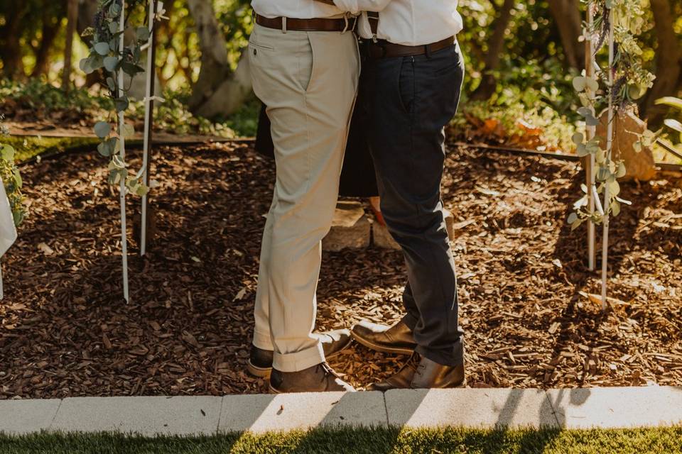 Backyard Elopement