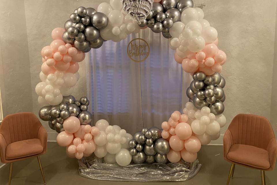 Balloon Garland Backdrop