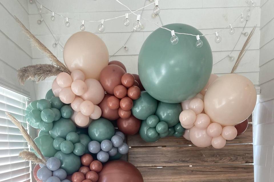 Balloon Garland Backdrop