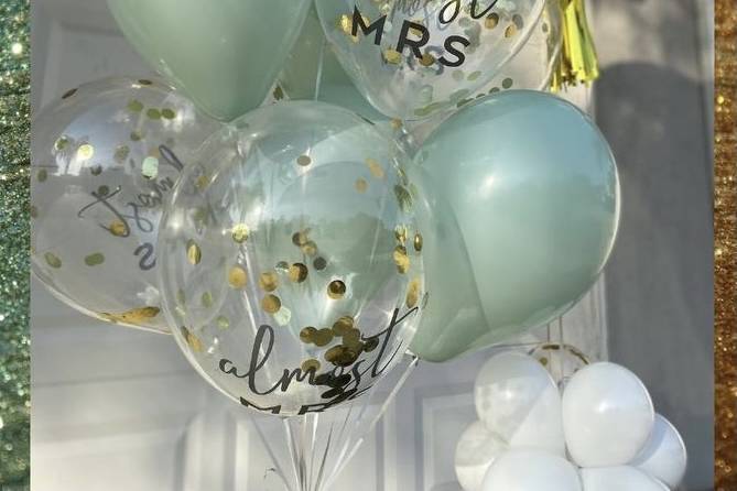 Custom Bridal Shower Balloons