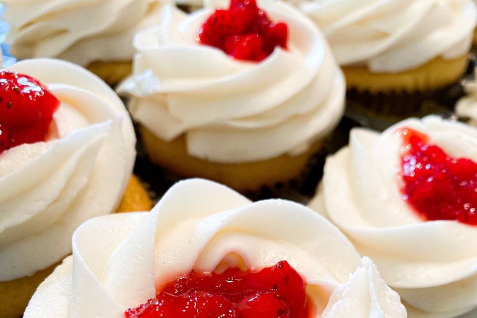 Strawberry Shortcake Cupcakes