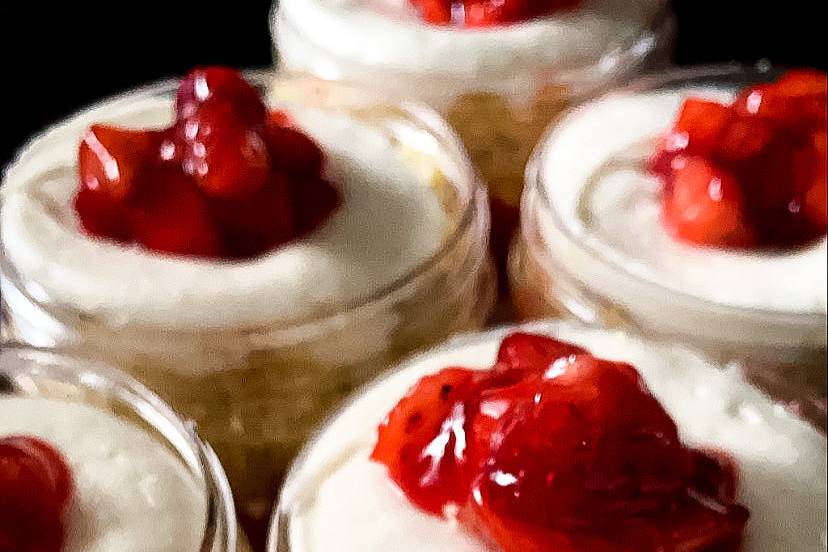 Strawberry Shortcake Cake Jar