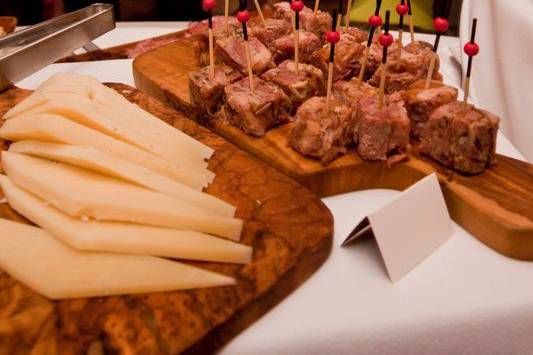 Hors d'oeuvres​ at the reception