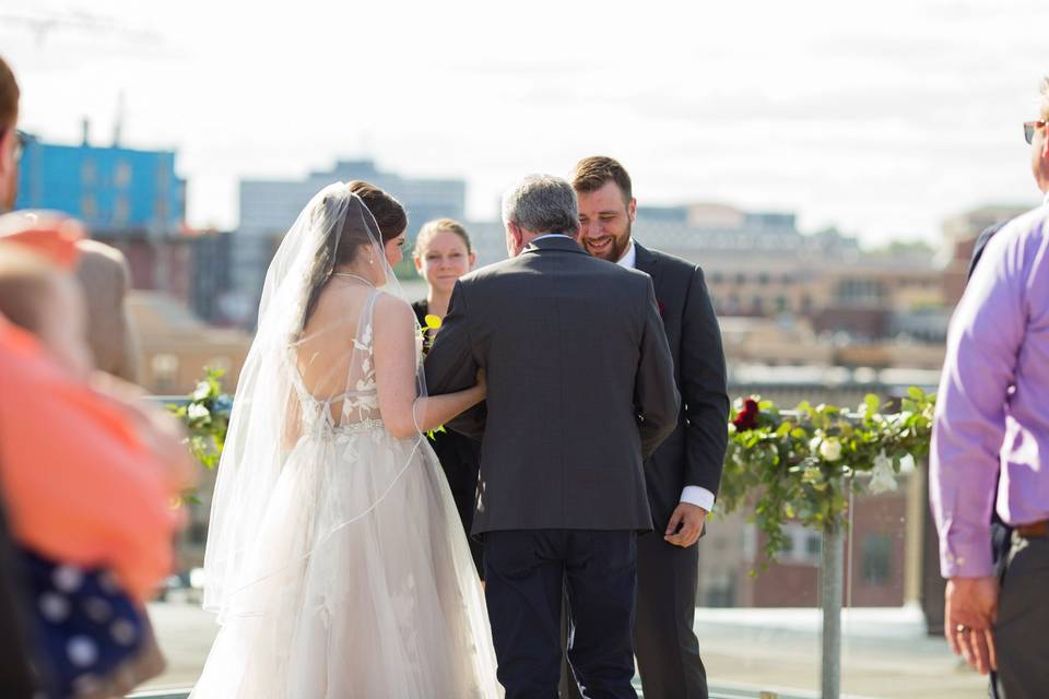 Outdoor ceremony