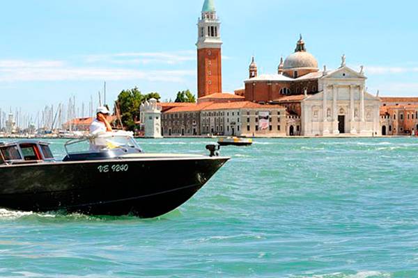 Private boat in Venice