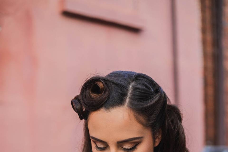 Vintage summer bridal shoot