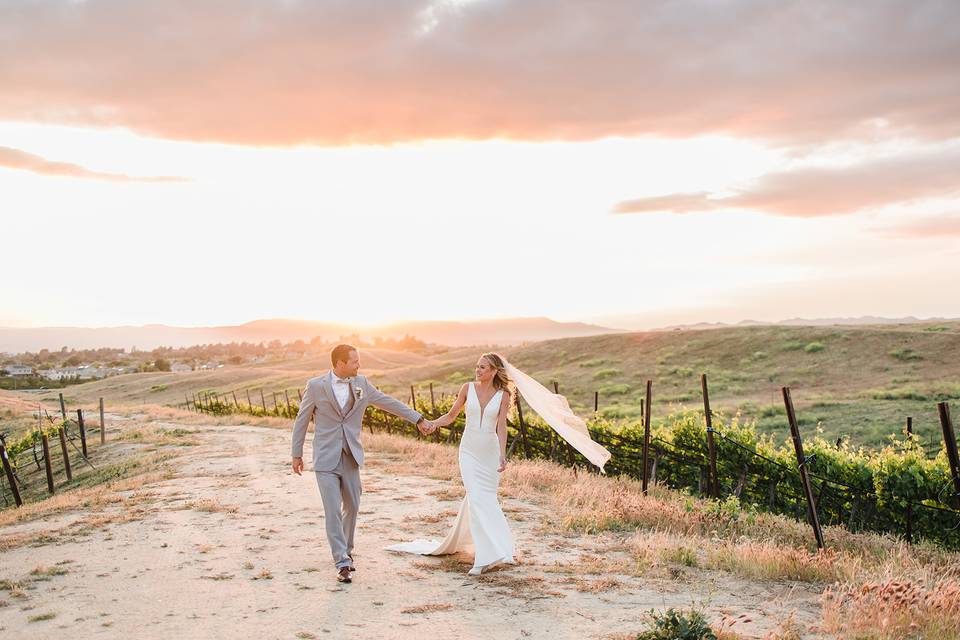 Couple walking