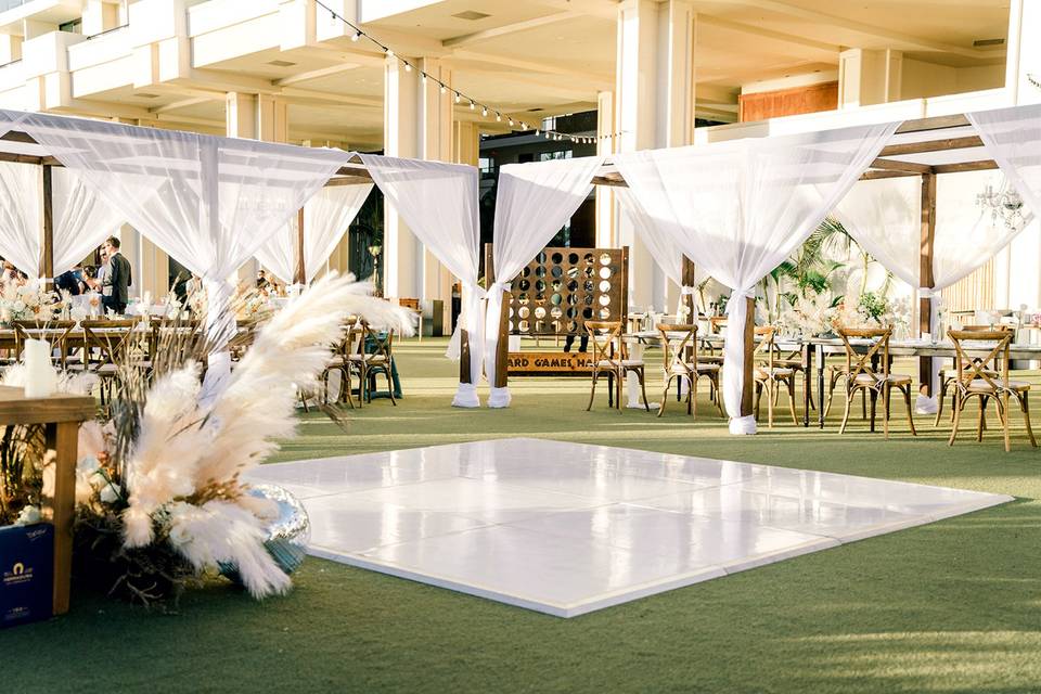 Halona Kai Wedding Set Up