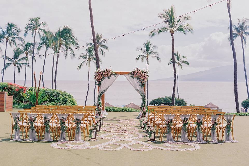 Wedding Beach Florals