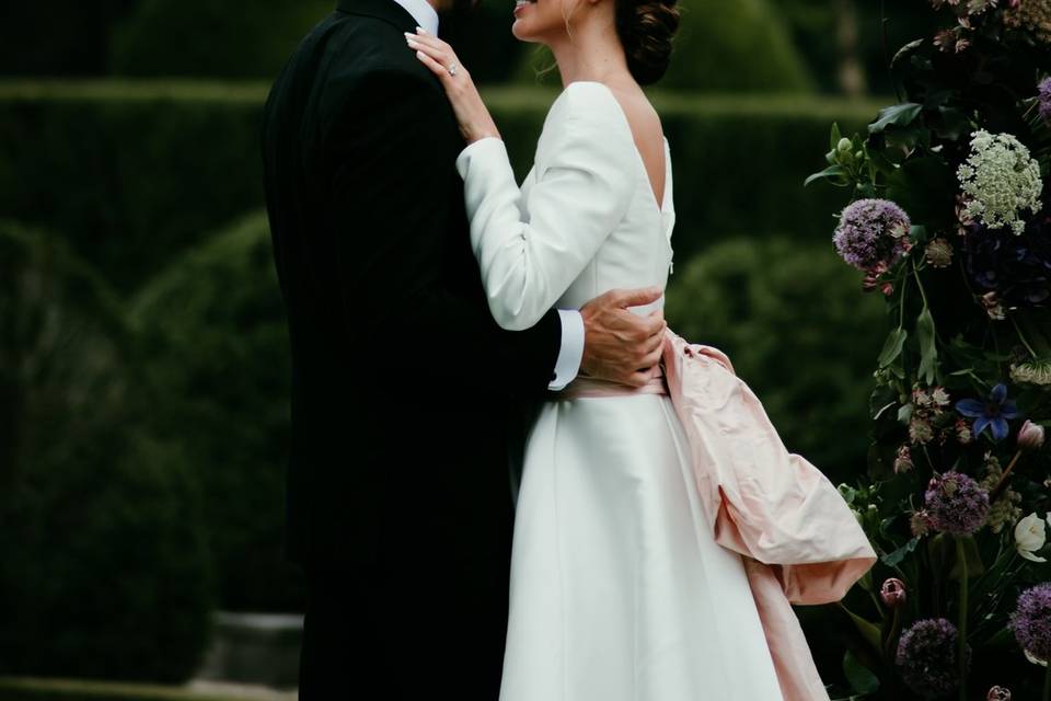 Bride and groom portrait 1